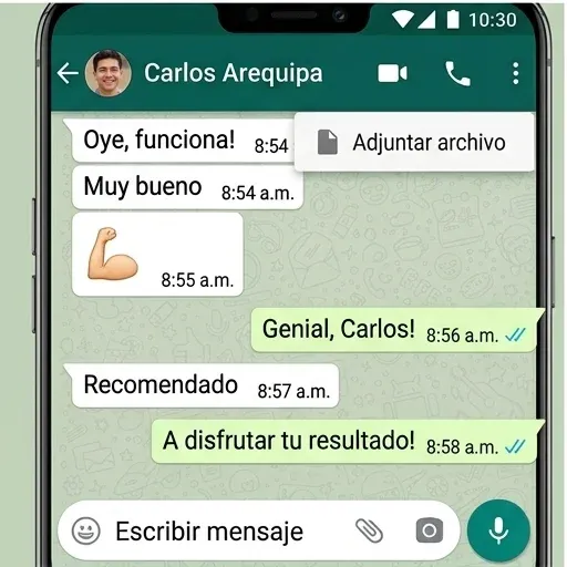 Testimonio por WhatsApp de Carlos Garza