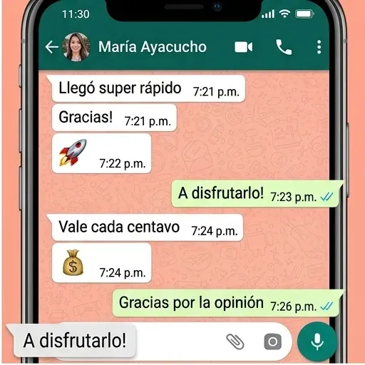 Testimonio por WhatsApp de María Belén