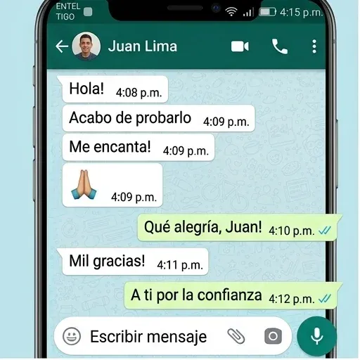 Testimonio por WhatsApp de Juan M.