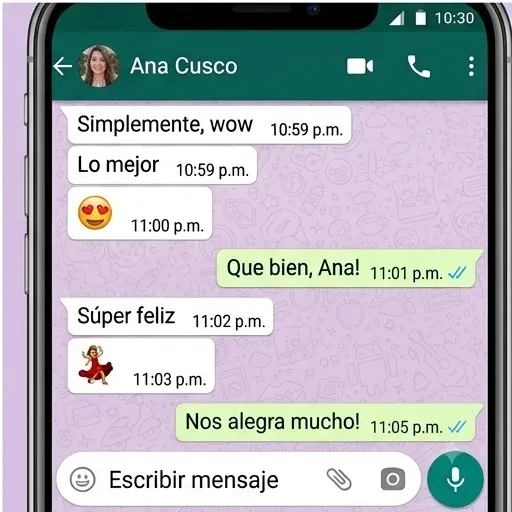 Testimonio por WhatsApp de Ana Sofía Monteros